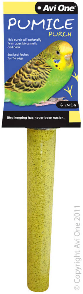 Avi One Pumice Perch 6inch / Light Yellow