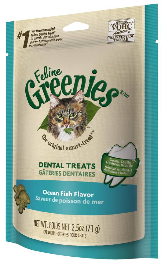 Greenies Dental Cat Treats Ocean Fish 71g