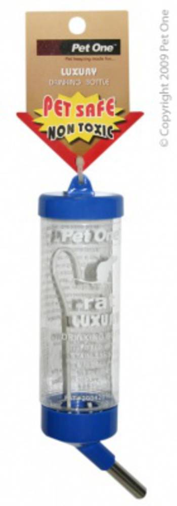 Pet One Deluxe Drinking Bottle Clear 125ml