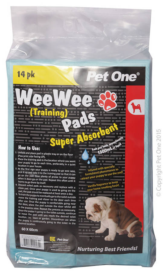 Pet One Wee Wee Training Pads 14pk