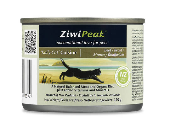 ZiwiPeak Daily Cat Moist Beef Cuisine 170g