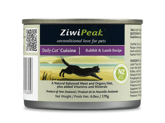 Ziwi Peak Moist Rabbit & Lamb Cat Cuisine 170g