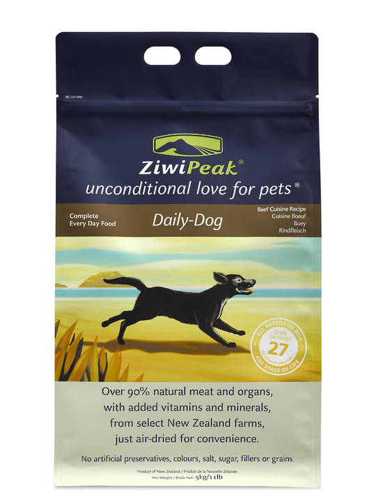 ZiwiPeak Air-Dried Beef Dog Cuisine 5kg