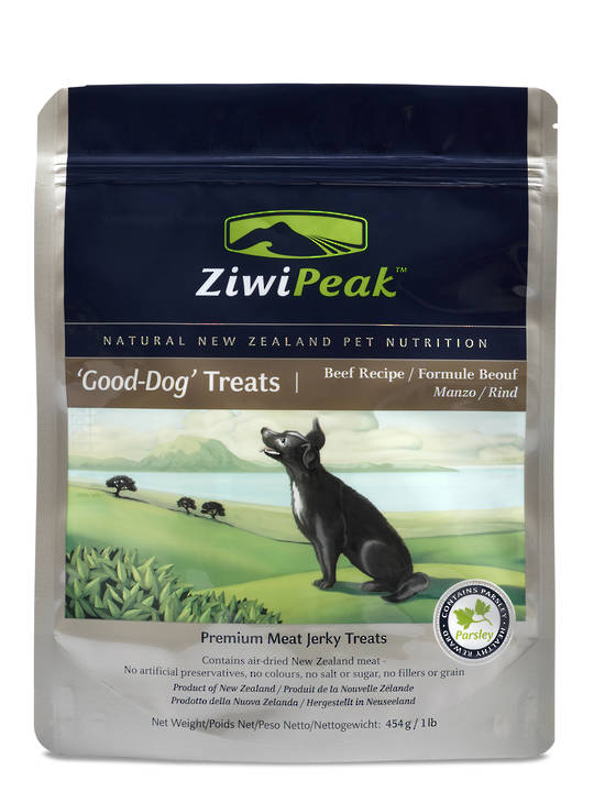ZiwiPeak Good Dog Air-Dried Beef Treats 454g