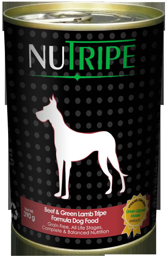Nutripe Classic Beef & Green Lamb Tripe Formula Dog Food