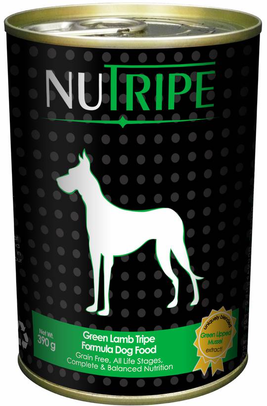 Nutripe Classic Green Lamb Tripe Formula Dog Food