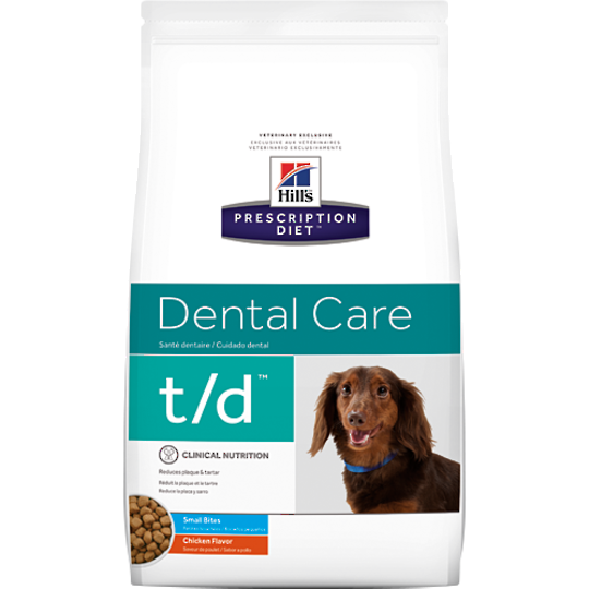 Hill's Prescription Diet Canine Dental Care t/d Small Bite for Dogs 2.25Kg