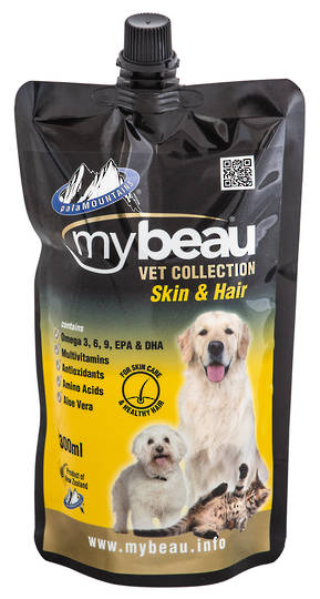 Mybeau Vet collection For Skin Care and a Healthy Coat in Cats & Dogs 300ml Pouch
