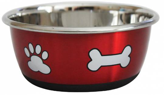 Durapet Fashion Bowl Metalic Red 500ml