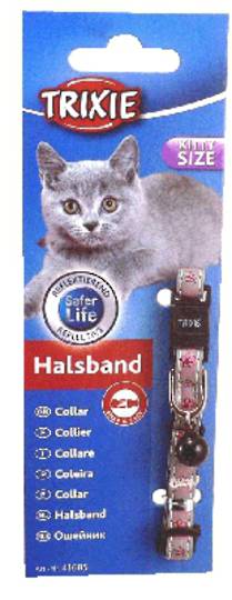 Trixie Kitten Collar - Flower and Butterfly (One colour)