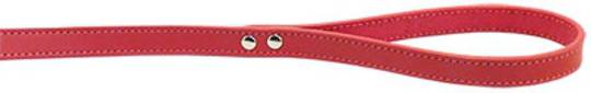 Leather Stitched Lead Pink (13mm x 100cm)