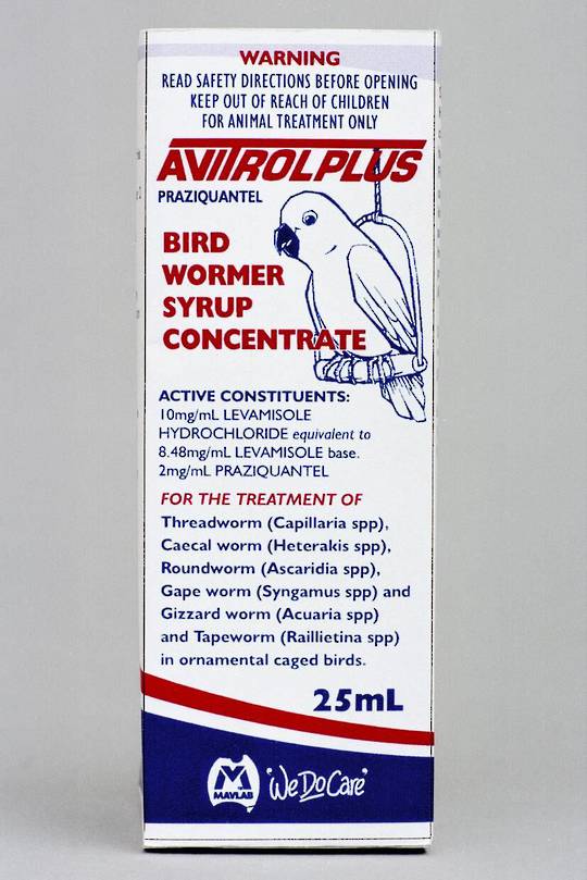 Fido's Avitrol Plus Bird Wormer 25ml